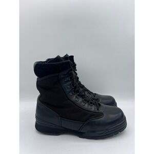 Corcoran Mens Black Leather Textile Tactical Field Combat Boots Size 9M